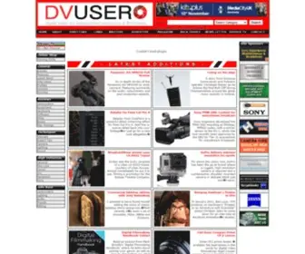 Dvuser.co.uk(DVuser online digital video magazine) Screenshot
