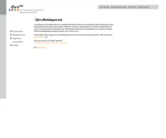 DVV-Meldeportal.de(Pirobase CMS Smart View) Screenshot