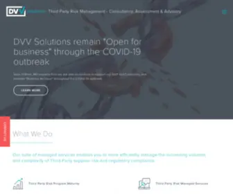 DVVS.co.uk(Third Party Risk Management and Risk Assessment Experts) Screenshot