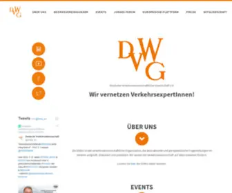 DVWG.de(Deutsche Verkehrswissenschaftliche Gesellschaft (DVWG) e.V) Screenshot