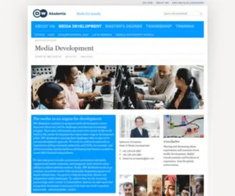 DW-Akademie.de(Media Development) Screenshot