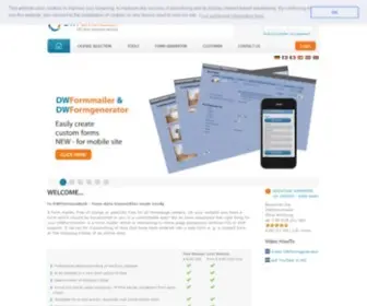 DW-Formmailer.de(Online html Formulare erstellen) Screenshot