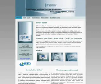 DW-Vaillant.pl(Serwis Vaillant Poznań) Screenshot