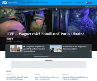 DW-World.de(News and current affairs from Germany and around the world) Screenshot