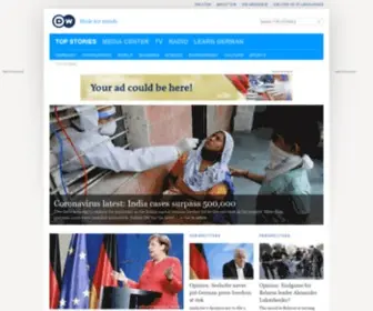 DW-World.net(News and current affairs from Germany and around the world) Screenshot