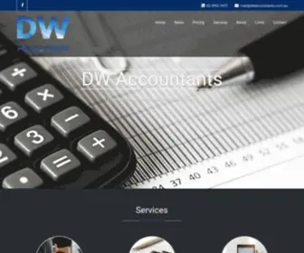 Dwaccountants.com.au(Your local accountants and tax agents) Screenshot