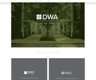 Dwahcg.com(DWA Healthcare Communications Group) Screenshot