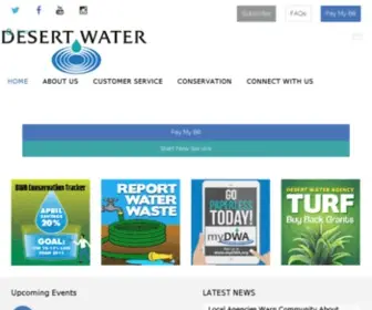 Dwa.org(Desert Water Agency) Screenshot