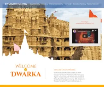 Dwarkadhish.org(Dwarkadhish official website) Screenshot