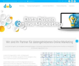 DWB.ch(Ihr Partner für Data Driven Online Marketing) Screenshot