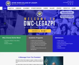DWC-Legazpi.edu(Divine Word College of Legazpi) Screenshot