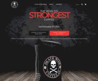 DWCCwholesale.com(Exclusive Wholesale Deals on the World's Strongest Coffee) Screenshot
