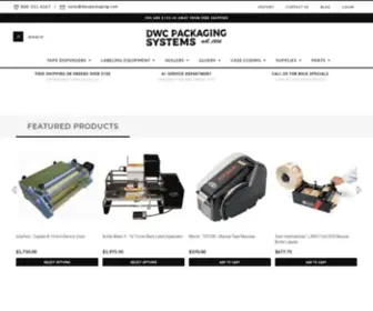 DWcpackaging.com(DWC Packaging Systems) Screenshot