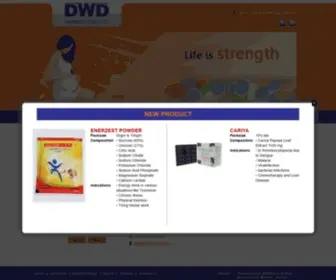 Dwdindia.com(DWD PHARMACEUTICALS LTD) Screenshot