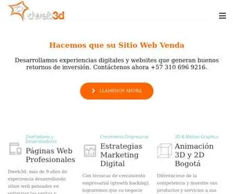 Dweb3D.com(Diseño Páginas Web Bogotá) Screenshot