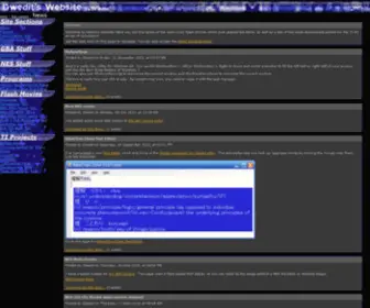 Dwedit.org(Dwedit's Website) Screenshot