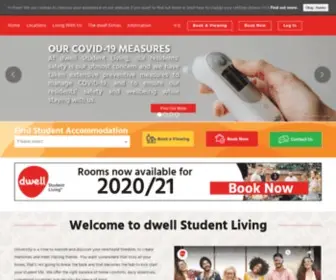 Dwellstudent.co.uk(Dwell Student Living) Screenshot