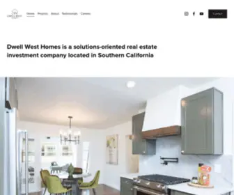 Dwellwesthomes.com(Dwell West Homes) Screenshot