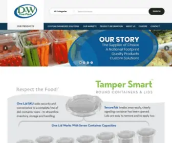 Dwfinepack.com(Packaging Solutions) Screenshot
