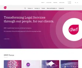 DWF.law(Transforming Legal Services) Screenshot