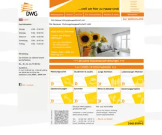 DWG-Wohnen.de(DWG Dessauer Wohnungsbaugesellschaft mbH) Screenshot