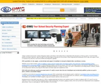 DWgdistribution.com(Video Surveillance and Security distributor in United States) Screenshot