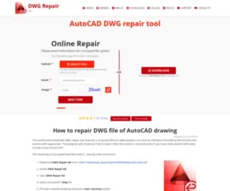 DWG.repair(An advanced AutoCAD file repair tool from Repair Kit) Screenshot