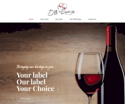 Dwhinmancellars.com(DW Hinman Cellars) Screenshot