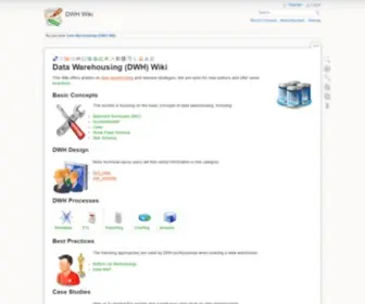 DWhwiki.info(Data Warehousing (DWH) Wiki) Screenshot
