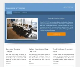 Dwiattorneydallas.net(DUI Lawyer Dallas) Screenshot