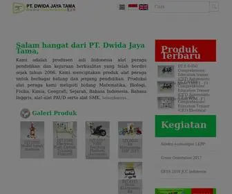 Dwidajayatama.com(Alat peraga pendidikan) Screenshot