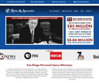 Dwightritter.com(San Diego Personal Injury Lawyer) Screenshot