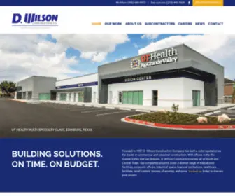 Dwilsonconstruction.com(Wilson Commercial Construction) Screenshot