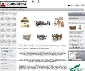 Dwirajepara.com(Classic Furniture Mahogany) Screenshot