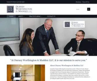 Dwlawllc.com(Durney & Worthington) Screenshot