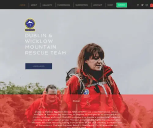 DWMRT.ie(Dublin & Wicklow Mountain Rescue Team (DWMRT)) Screenshot