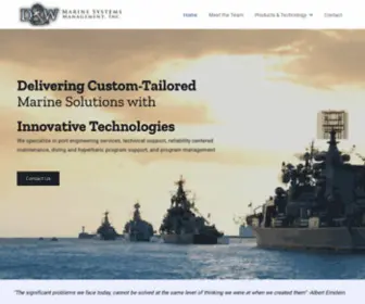 DWMSM.com(D&W Marine Systems Management) Screenshot