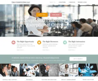 DWNGRPLLC.com(TDG Consulting) Screenshot