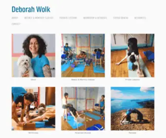 Dwolkyoga.com(Deborah Wolk D Wolk Yoga) Screenshot