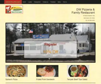 Dwpizza.com(DW Pizzeria & Family Restaurant) Screenshot