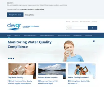 DWQR.scot(Drinking Water Quality Regulator for Scotland) Screenshot