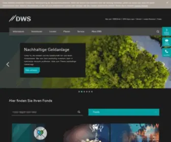 DWS.de(Die DWS Group (DWS)) Screenshot