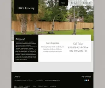 DWsfencing.com(DWS Fencing) Screenshot