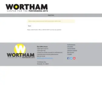 DWtheatre.com(Wortham Center for the Performing Arts) Screenshot