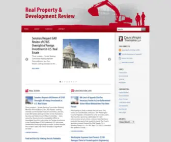 DWtrealpropertyreview.com(Real Property & Development Review) Screenshot