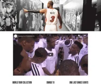 Dwyanewade.com(American former professional basketball player) Screenshot