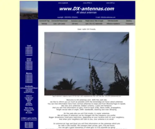 DX-Antennas.com(All about antennas) Screenshot