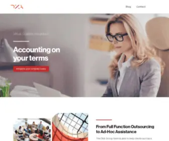 Dxagroup.com(First Class Accounting for Startups & Small Business) Screenshot