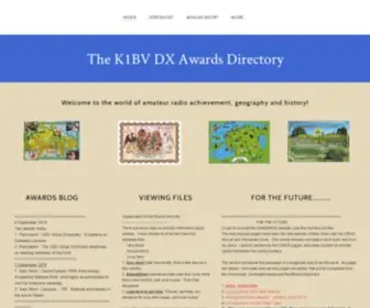 Dxawards.com(K1BV DX Awards Directory) Screenshot
