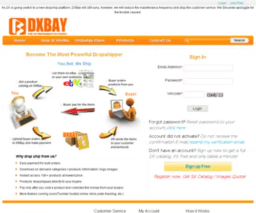 Dxbay.com(Dropship 10K) Screenshot